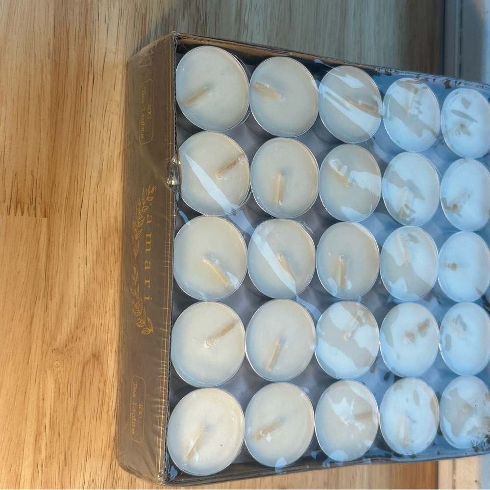 White Tealight Candles - Pack of 100